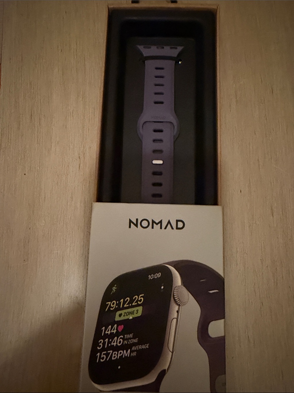 Nomad Silicone Apple Watch Band - Purple